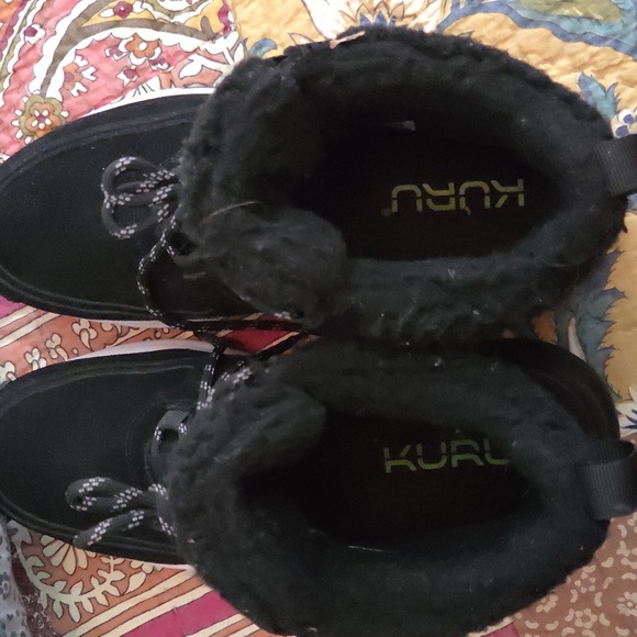 NWOB KURU ATOM Lumi Jet Black Athletic Shoes Size 9 - Picture 10 of 11